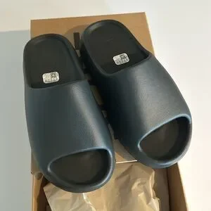 Yeezy | Shoes | Nib Yeezy Slides Mens 8 Dakony Grey | Poshmark display picture 3